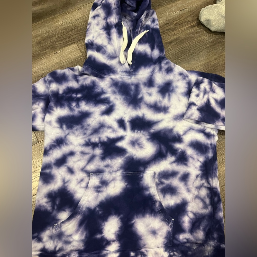 Purple Tie-Dye Hoodie